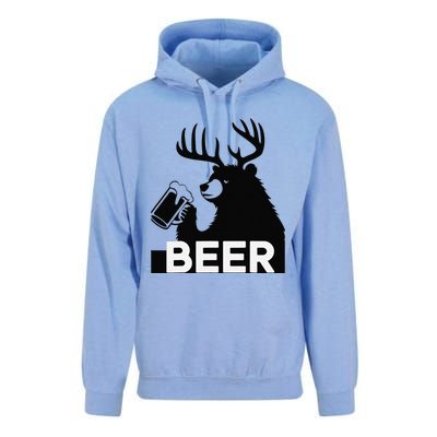 Beer Deer Unisex Surf Hoodie