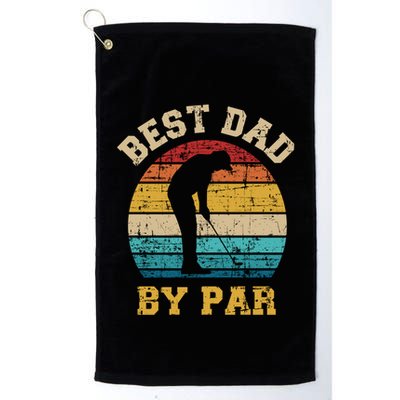 Best Dad By Par Gift For Golfer Daddy Father's Day Gift Golf Towel