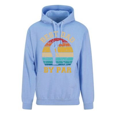 Best Dad By Par Gift For Golfer Daddy Father's Day Gift Unisex Surf Hoodie