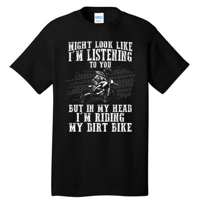 Best Dirt Bike Art Dirtbike Motorcycle Riding Tall T-Shirt