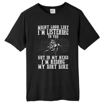 Best Dirt Bike Art Dirtbike Motorcycle Riding Tall Fusion ChromaSoft Performance T-Shirt