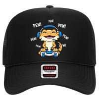 Bearded Dragon High Crown Mesh Back Trucker Hat