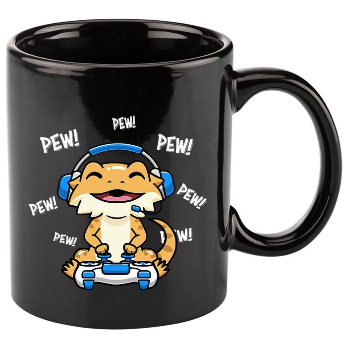 Bearded Dragon 11oz C Handle Ceramic Mug