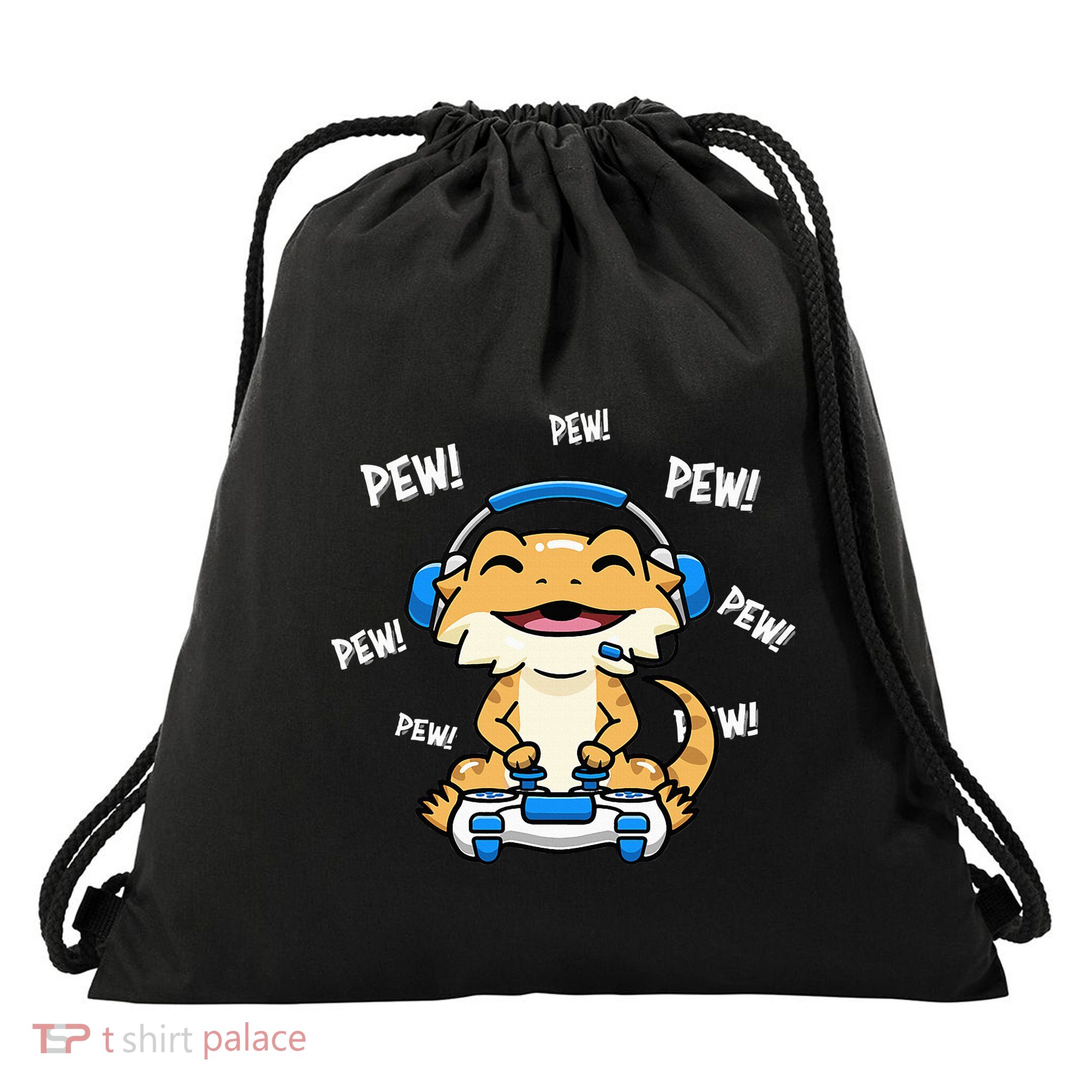 Bearded Dragon Drawstring Bag