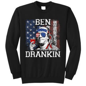 Ben Drankin Beer 4th of July Funny Patriotic USA Sweatshirt