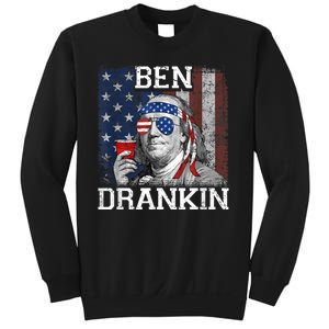 Ben Drankin Beer 4th Of July Funny Patriotic USA Sweatshirt