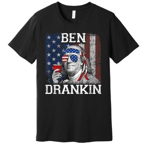 Ben Drankin Beer 4th Of July Funny Patriotic USA Premium T-Shirt