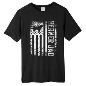 Bernese Dad Berner Mountain Dad American Us Flag Dog Tall Fusion ChromaSoft Performance T-Shirt