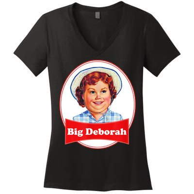 Big Deborah Women's V-Neck T-Shirt