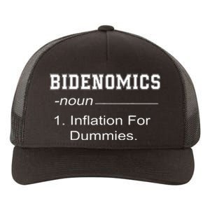 Bidenomics Definition Biden Economic Funny Anti Biden Yupoong Adult 5-Panel Trucker Hat