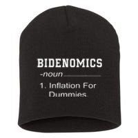 Bidenomics Definition Biden Economic Funny Anti Biden Short Acrylic Beanie