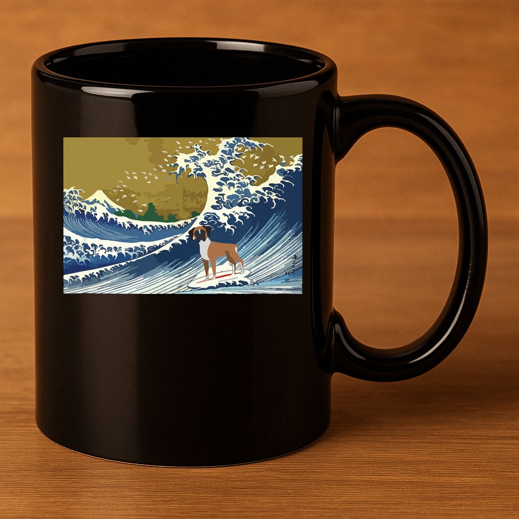 Boxer Dog 11oz C Handle Ceramic Mug