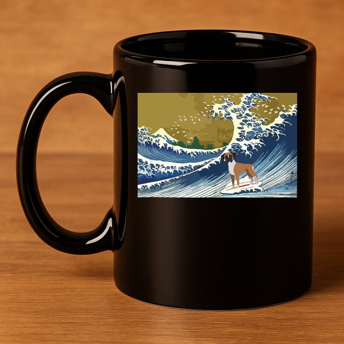 Boxer Dog 11oz C Handle Ceramic Mug