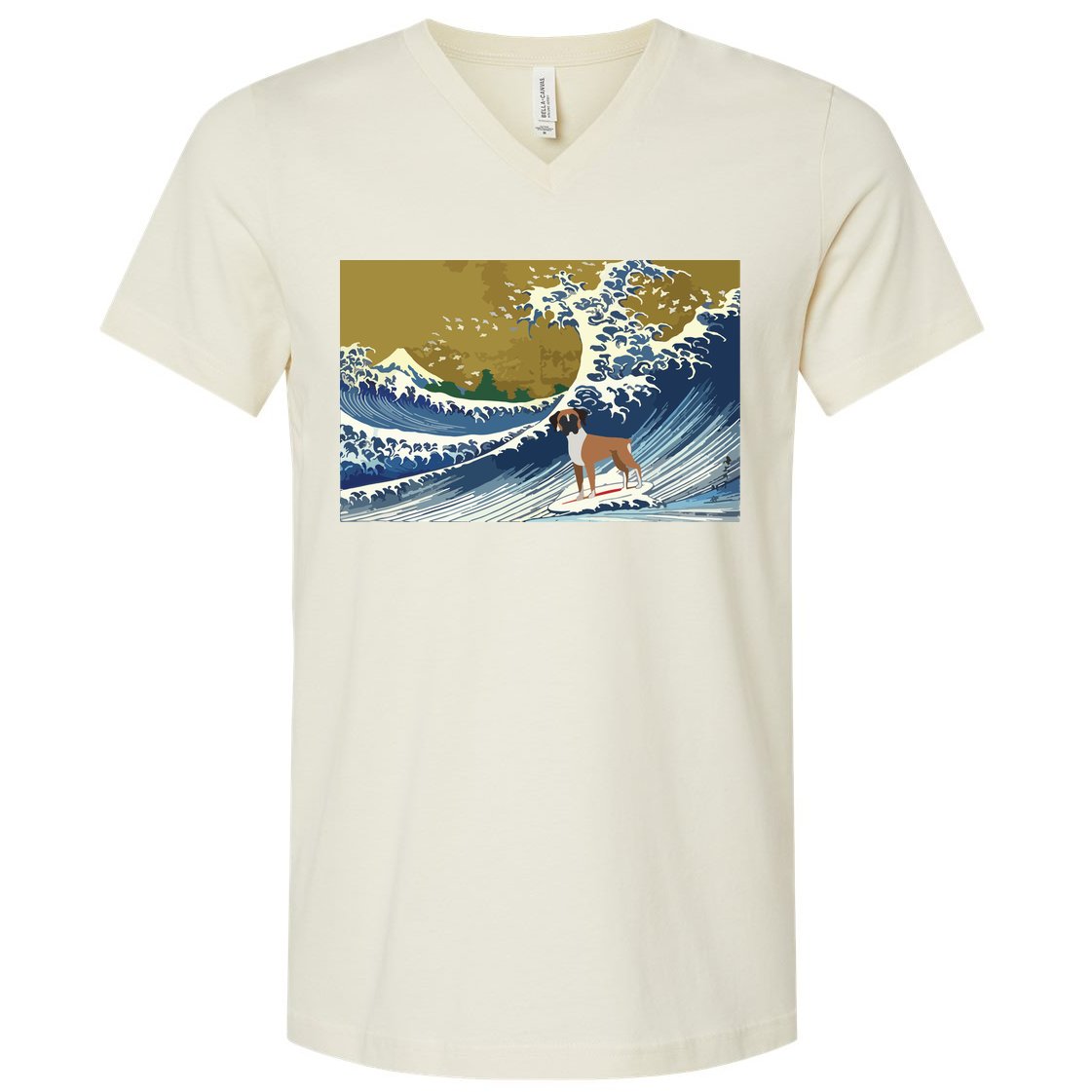 Boxer Dog V-Neck T-Shirt