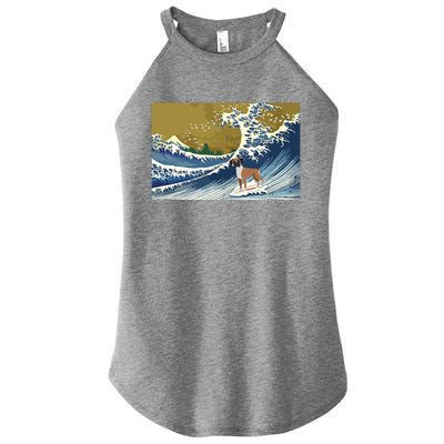 Boxer Dog Women's Perfect Tri Rocker Tank