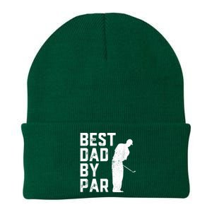 Best Dad By Par Knit Cap Winter Beanie