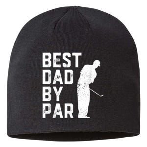 Best Dad By Par Sustainable Beanie