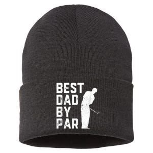 Best Dad By Par Sustainable Knit Beanie