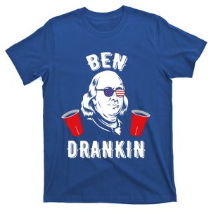 Ben Drankin Benjamin Franklin Sunglasses 4th Of July Gift T-Shirt