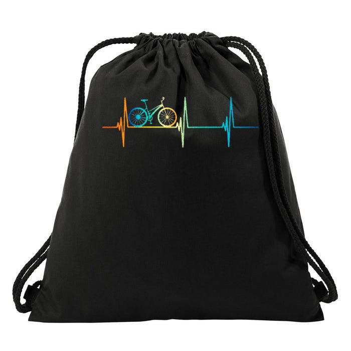 Bicycle Driving Bicyclist Cyclist Bike Rider Drawstring Bag