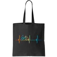 Bicycle Driving Bicyclist Cyclist Bike Rider Tote Bag