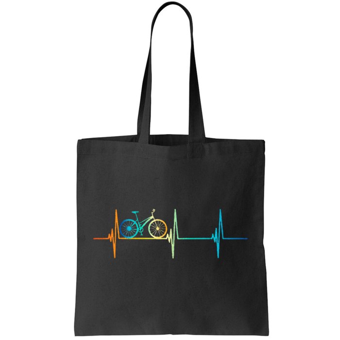 Bicycle Driving Bicyclist Cyclist Bike Rider Tote Bag