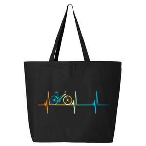 Bicycle Driving Bicyclist Cyclist Bike Rider 25L Jumbo Tote