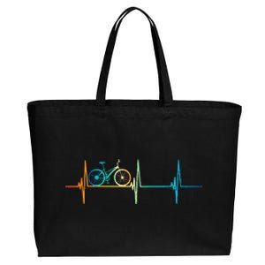 Bicycle Driving Bicyclist Cyclist Bike Rider Cotton Canvas Jumbo Tote