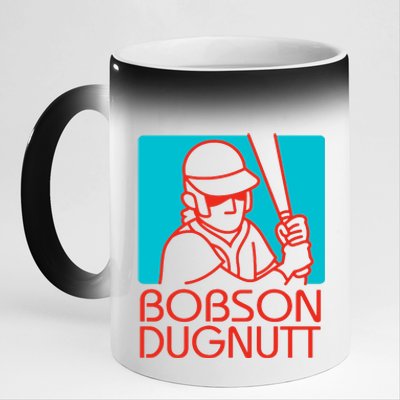 Bobson Dugnutt 11oz Black Color Changing Mug