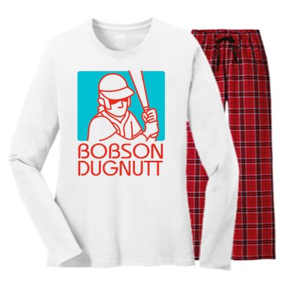 Bobson Dugnutt Women's Long Sleeve Flannel Pajama Set 