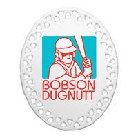 Bobson Dugnutt Ceramic Oval Ornament