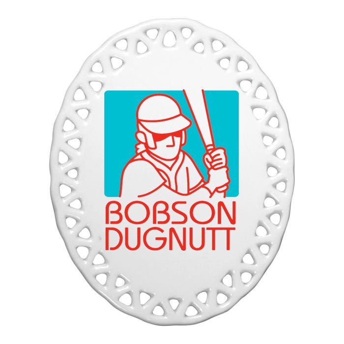 Bobson Dugnutt Ceramic Oval Ornament