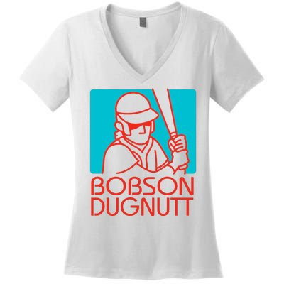 Bobson Dugnutt Women's V-Neck T-Shirt