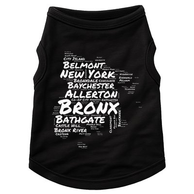 Boogie Down Bronx Neighborhoods Word Cloud Bronx New York Doggie Tank