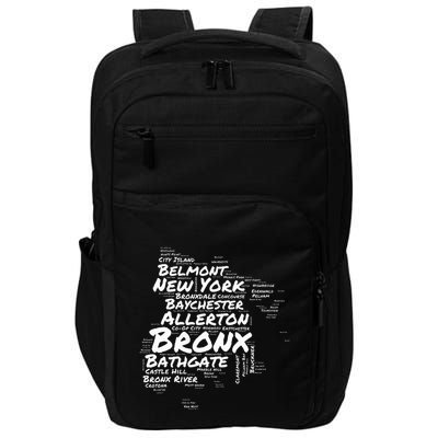 Boogie Down Bronx Neighborhoods Word Cloud Bronx New York Impact Tech Backpack