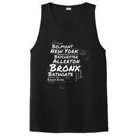 Boogie Down Bronx Neighborhoods Word Cloud Bronx New York PosiCharge Competitor Tank