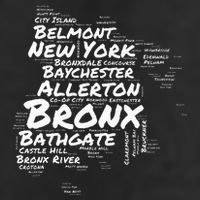Boogie Down Bronx Neighborhoods Word Cloud Bronx New York Golf Towel