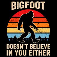 Bigfoot Doesnt Believe In You Either Bigfoot Doesn't Plus Size Impact Tech Backpack