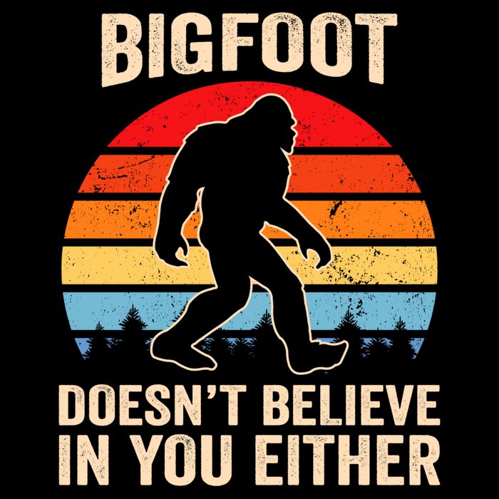 Bigfoot Doesnt Believe In You Either Bigfoot Doesn't Plus Size Impact Tech Backpack