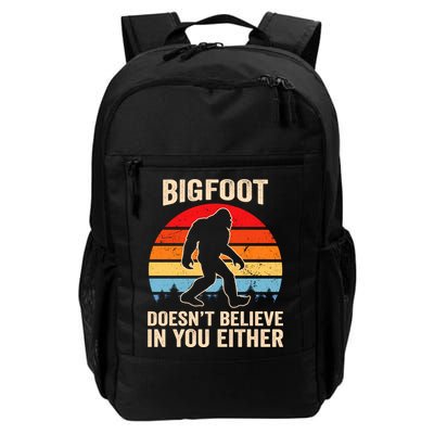 Bigfoot Doesnt Believe In You Either Bigfoot Doesn't Plus Size Backpack