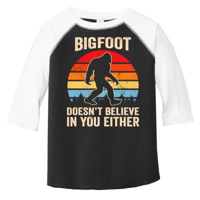 Bigfoot Doesnt Believe In You Either Bigfoot Doesn't Plus Size Toddler Fine Jersey T-Shirt