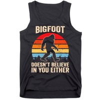 Bigfoot Doesnt Believe In You Either Bigfoot Doesn't Plus Size Tank Top