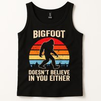 Bigfoot Doesnt Believe In You Either Bigfoot Doesn't Plus Size Tank Top