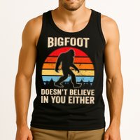 Bigfoot Doesnt Believe In You Either Bigfoot Doesn't Plus Size Tank Top