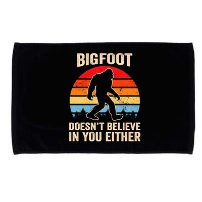 Bigfoot Doesnt Believe In You Either Bigfoot Doesn't Plus Size Microfiber Hand Towel