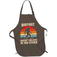 Bigfoot Doesnt Believe In You Either Bigfoot Doesn't Plus Size Apron