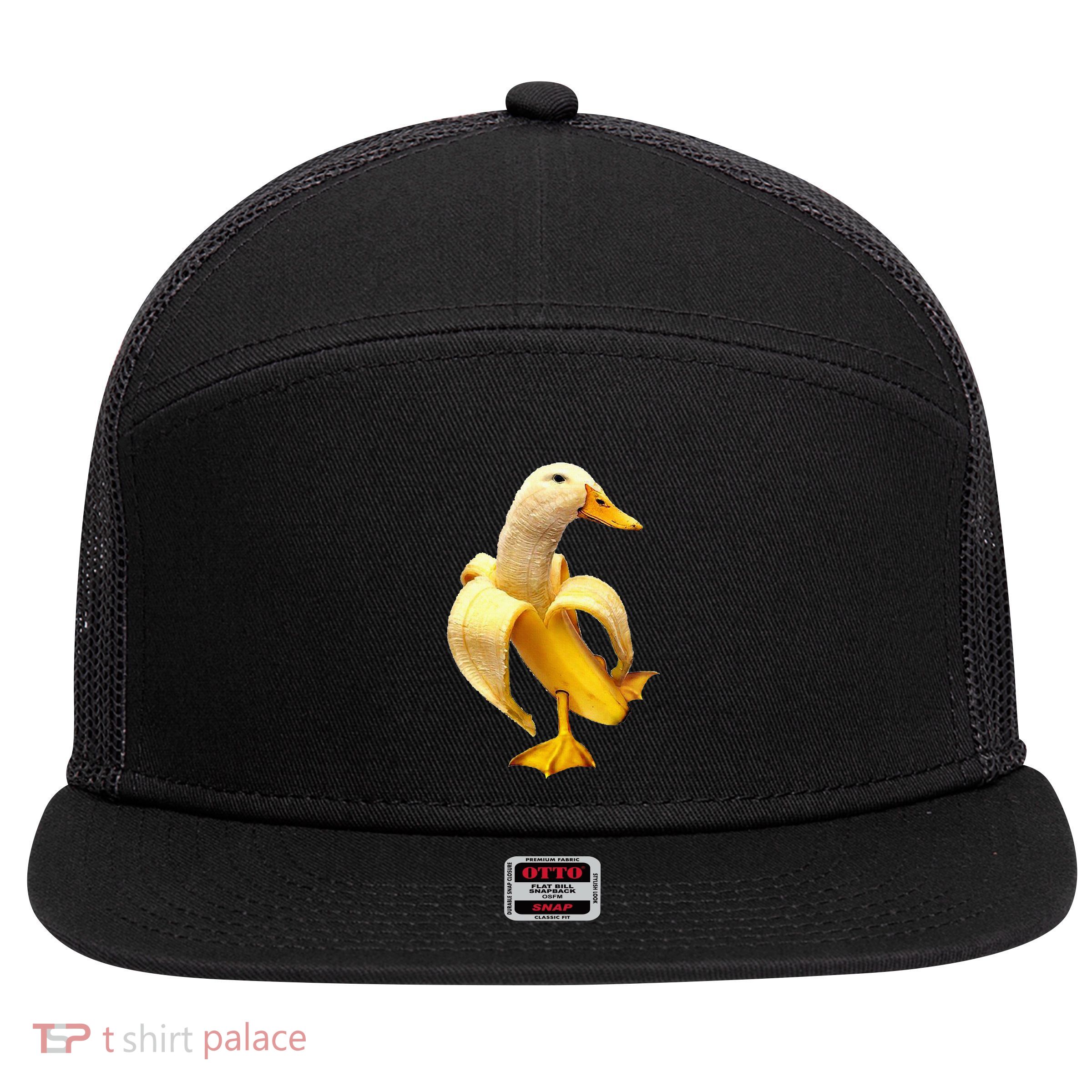 Banana Duck 7 Panel Mesh Trucker Snapback Hat