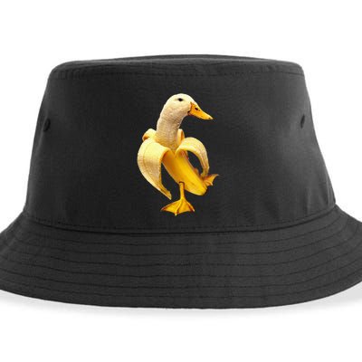 Banana Duck Sustainable Bucket Hat