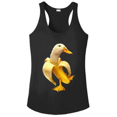 Banana Duck Ladies PosiCharge Competitor Racerback Tank