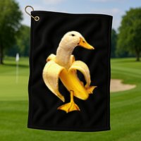Banana Duck Golf Towel